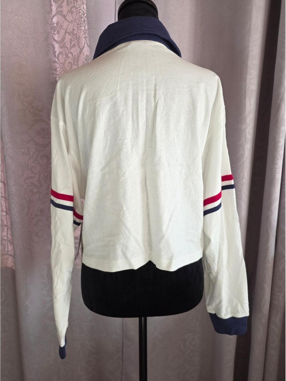 Women’s Netflix Stranger Things Cotton Rugby Graphic Polo from No Boundaries-LG - Picture 5 of 7